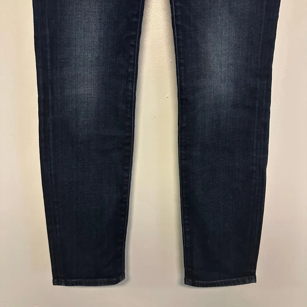 Womens Lucky Brand Hayden Skinny jeans mid-rise Size 4/27 dark Blue wash 31x30